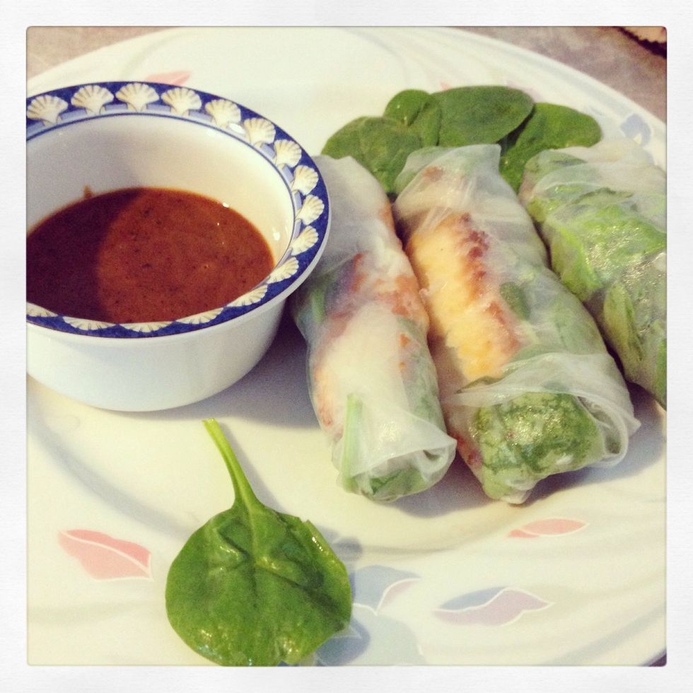 Dip it in peanut butter sauce
