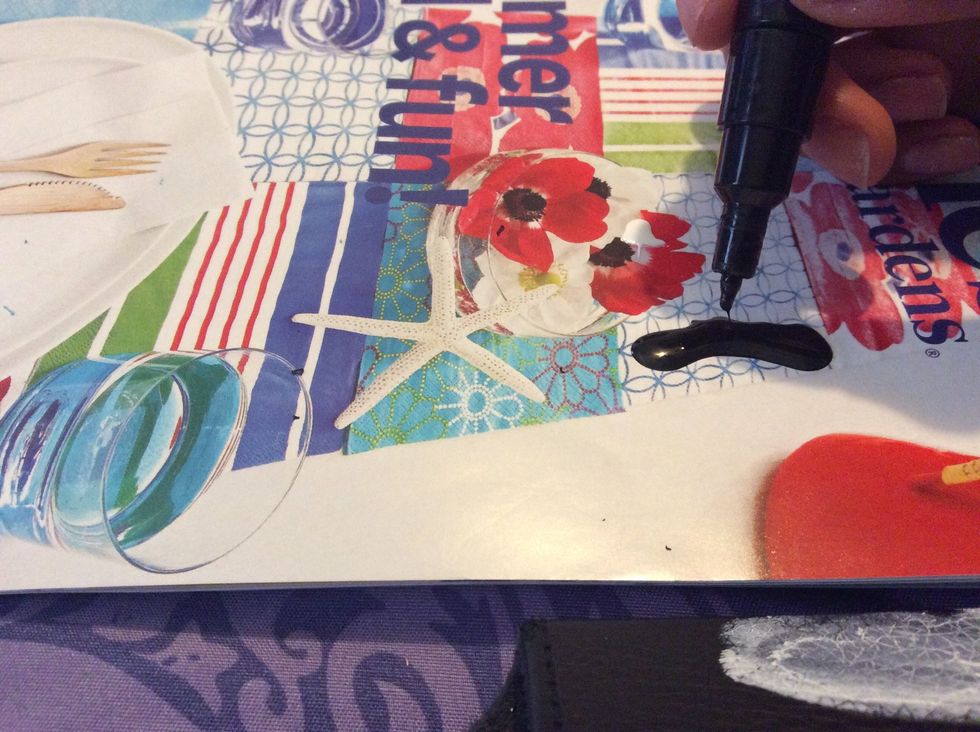 Dip pen in polish