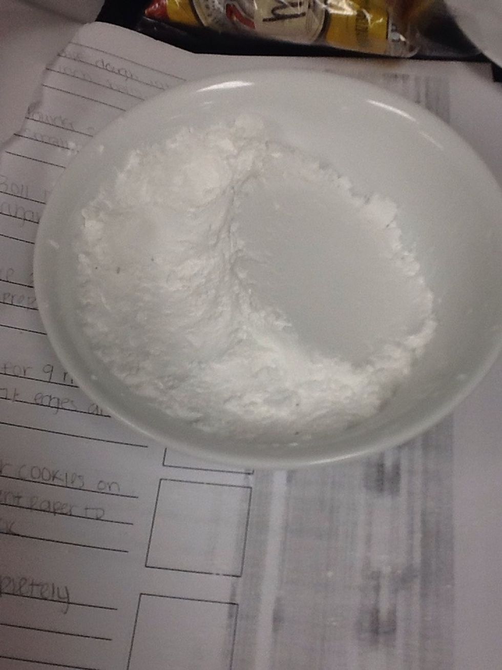 Dip them in powdered sugar.