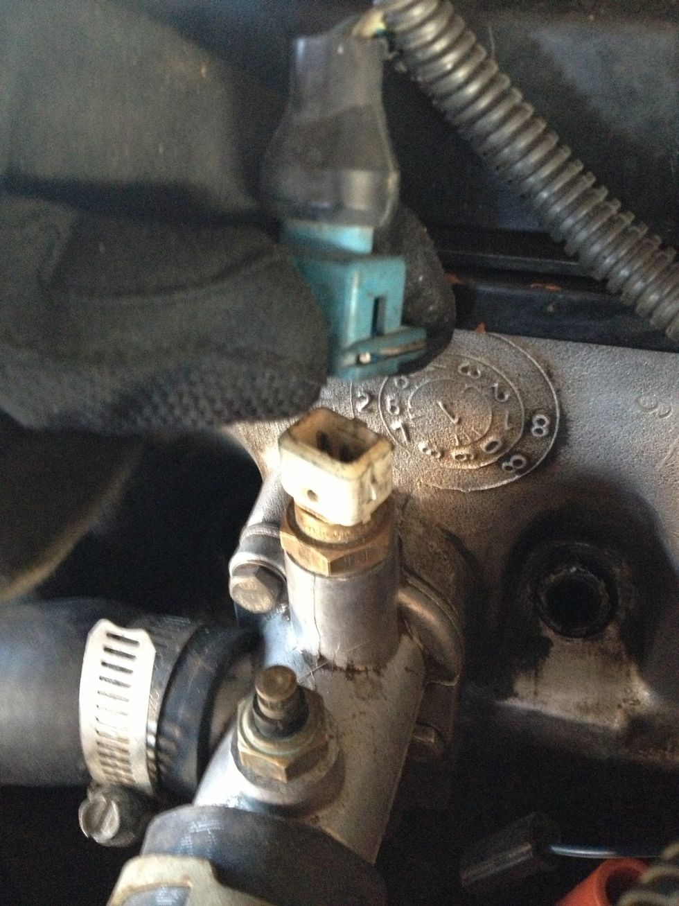 Disconnect Coolant Temperature Sensor