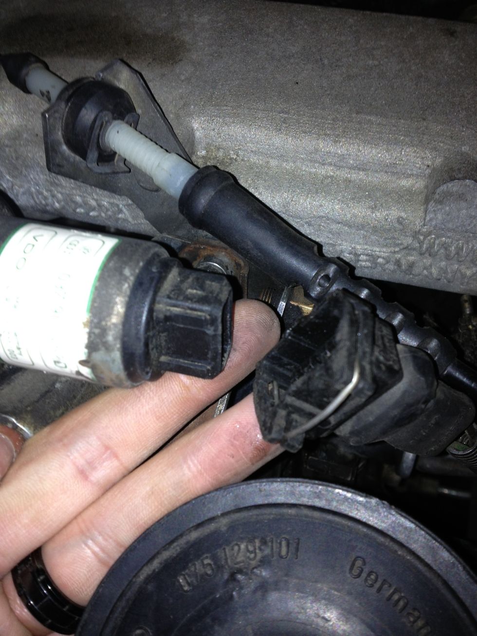 Disconnect idle air stabilizer sensor