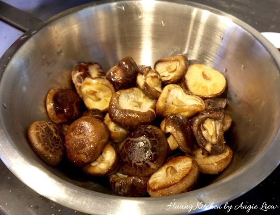 Dish up and set aside the mushrooms.