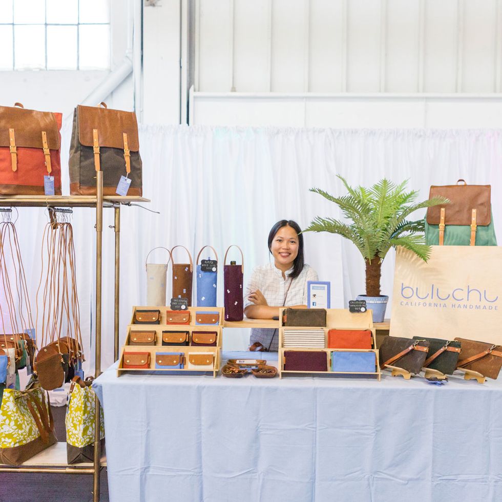 Display everything at slightly different heights \u2013 this creates visual interest, makes your booth easy to shop AND makes everything feel a bit more high end.