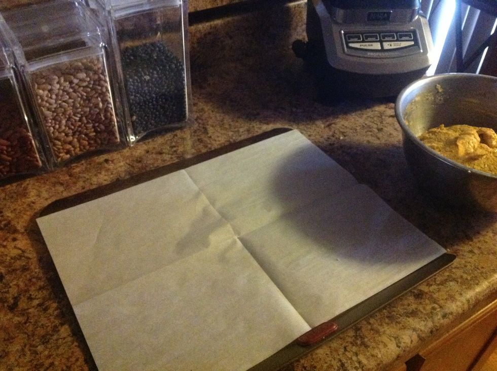 Divide into 12 medium sized balls, flatten with your hand into cutlets and place on the baking sheet lined with parchment paper.
