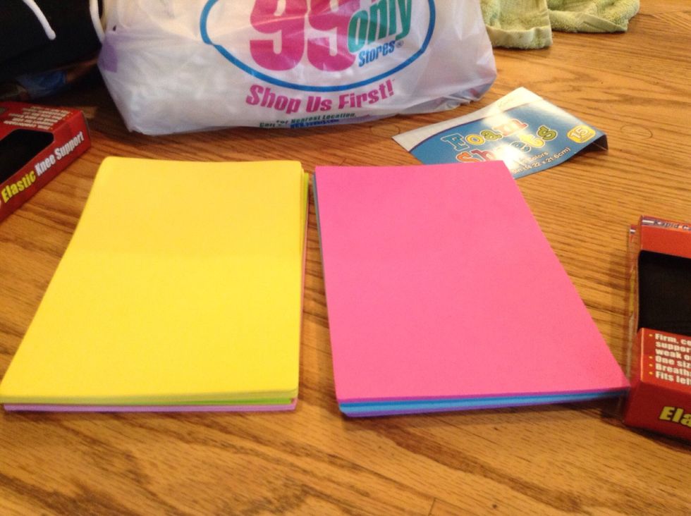 Divide pack in half. There was an odd number so one side had an extra sheet. DO NOT CUT IN HALF. You need them that large to cover entire knee, especially if you are up and down a lot.