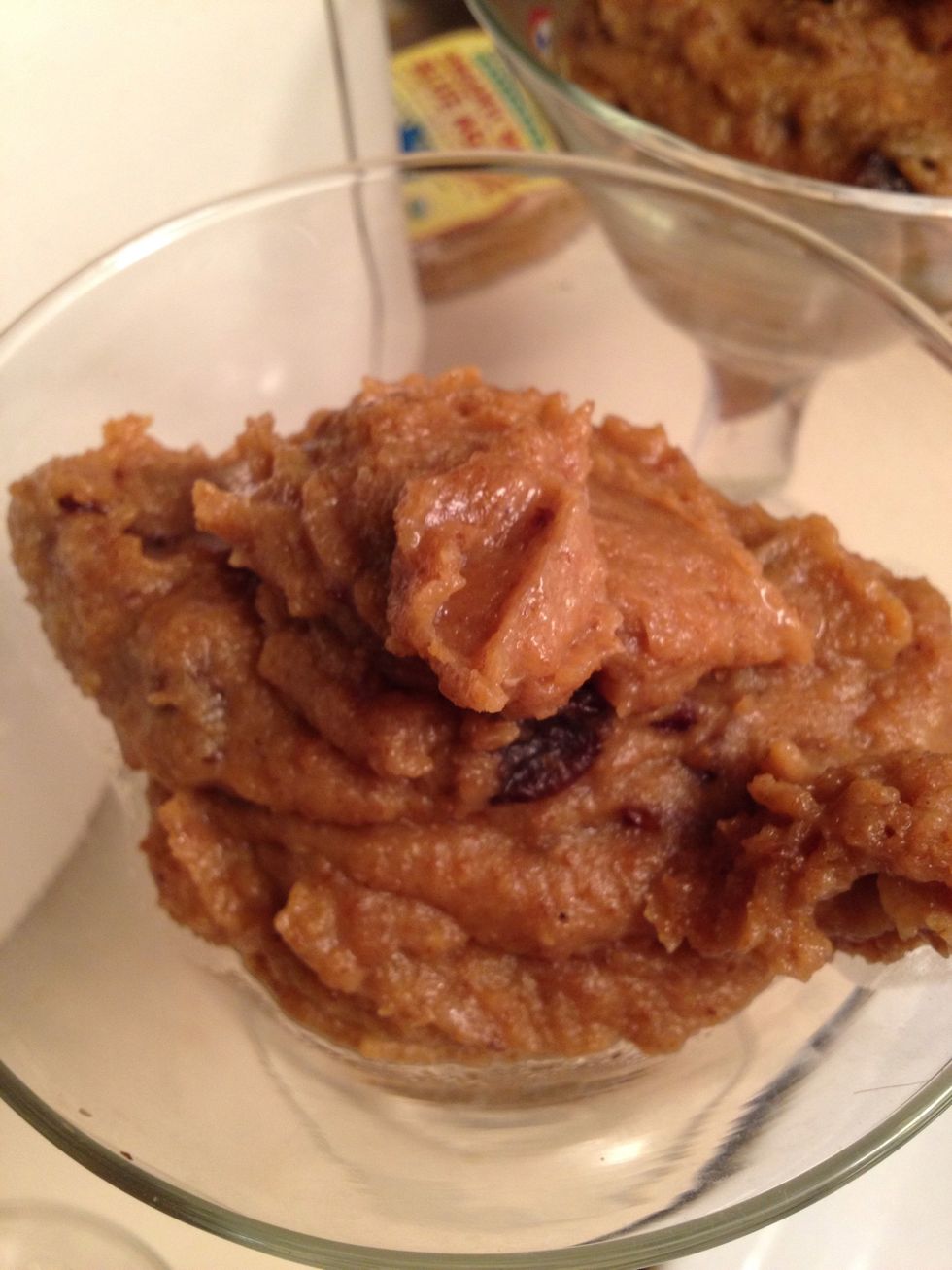 Divvy up the mix into four equal portions.