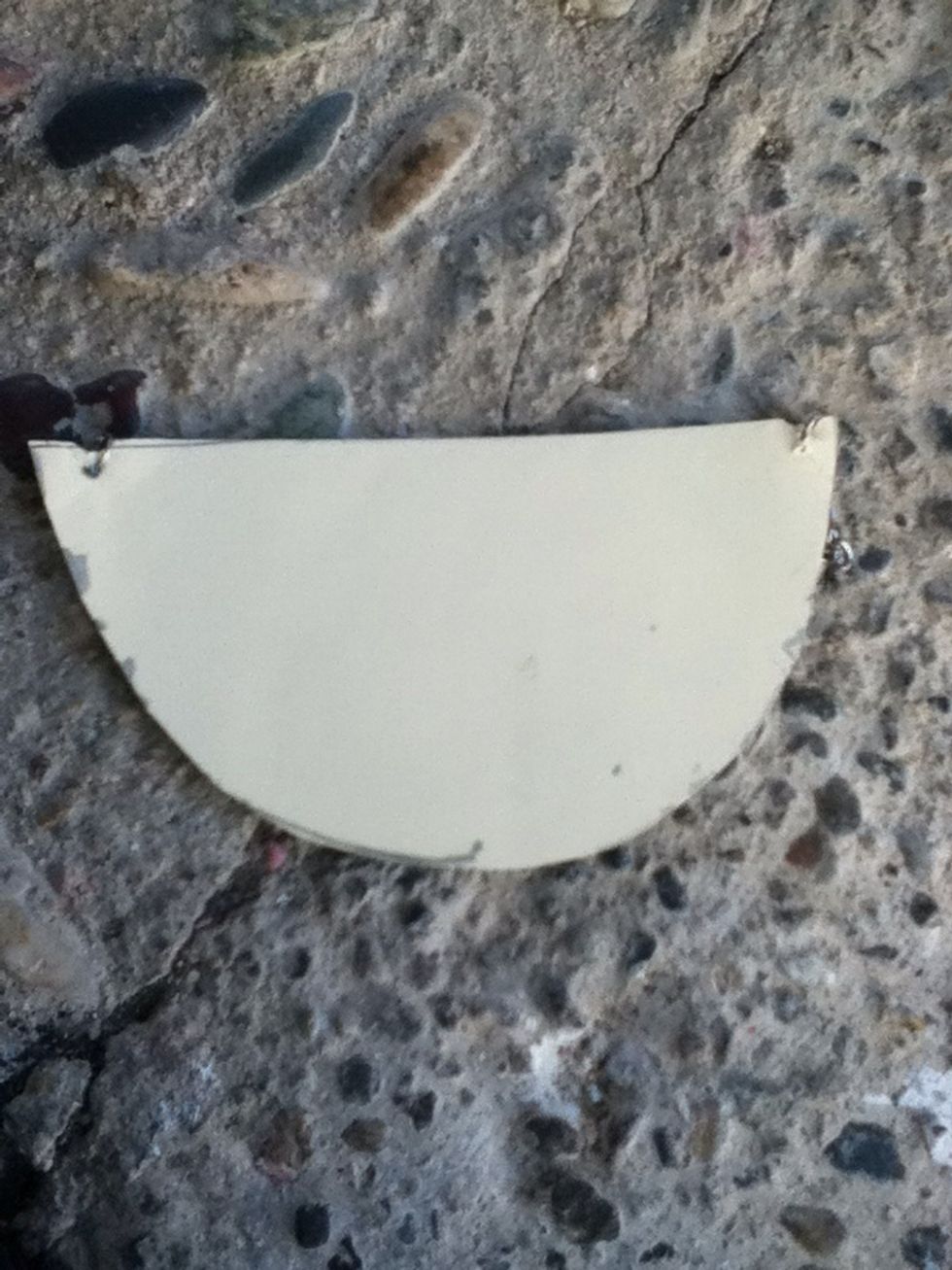 Do 2 small holes at the corners