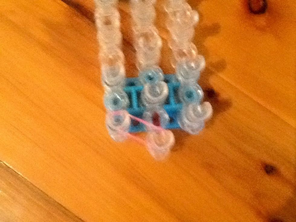 Do a diagonal like this.