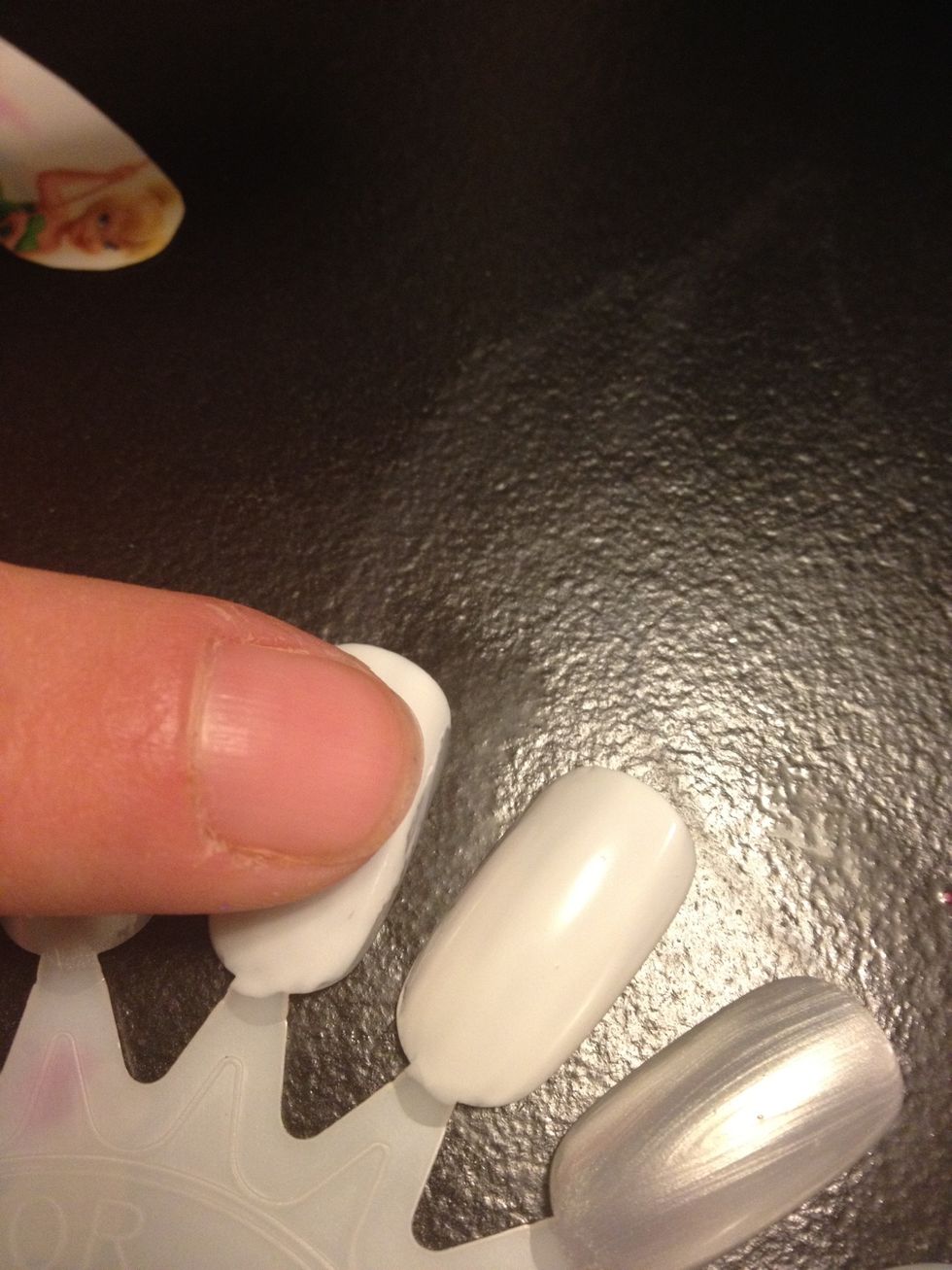 Do a dry check. I do this by resting my finger on the polish. When I led my finger and there is a print, it's obviously not completely dry. Or run your finger across.