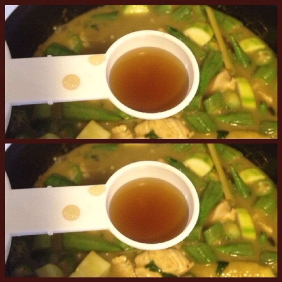 Do a taste-test for salt, adding 1-2 Tbsp. fish sauce if not salty enough.