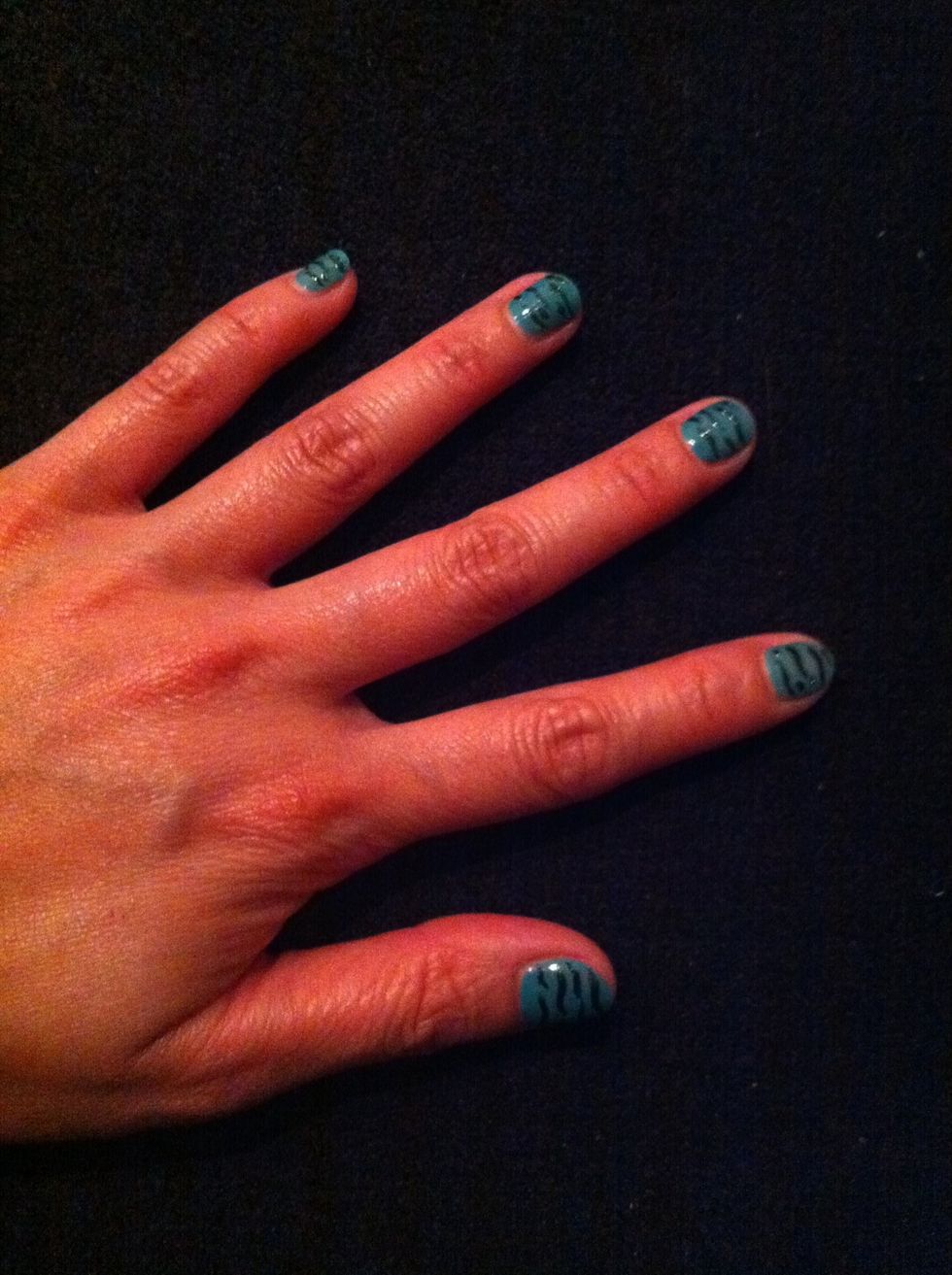 Do it for all your nails.