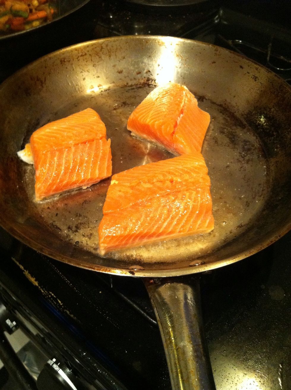 Do not crowd fish leave plenty of room between each one.