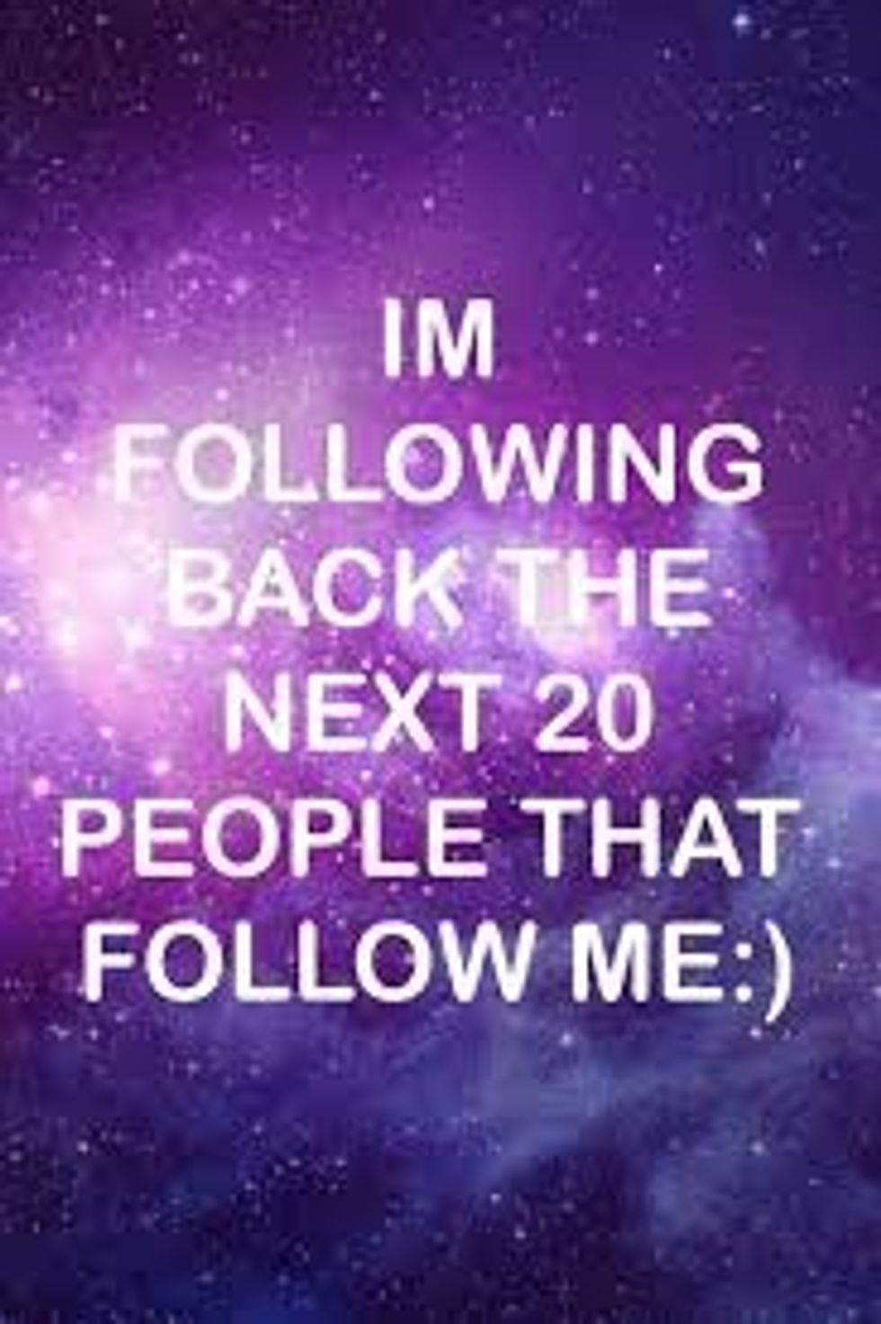 Do not do this because you don't know who they are.Only follow people who you know.