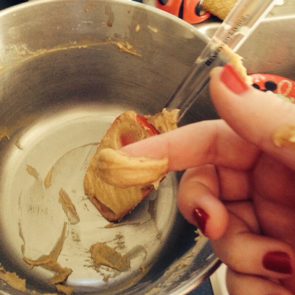 Do not eat raw batter!!! No!