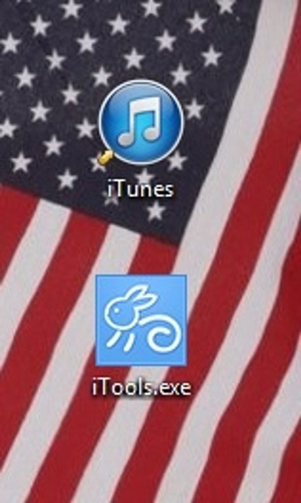 Do not forget!  First, install iTunes. Second install iTools and run it. Third, plug in your iPhone. Wait until it see your device. And do what, the previous page says.
