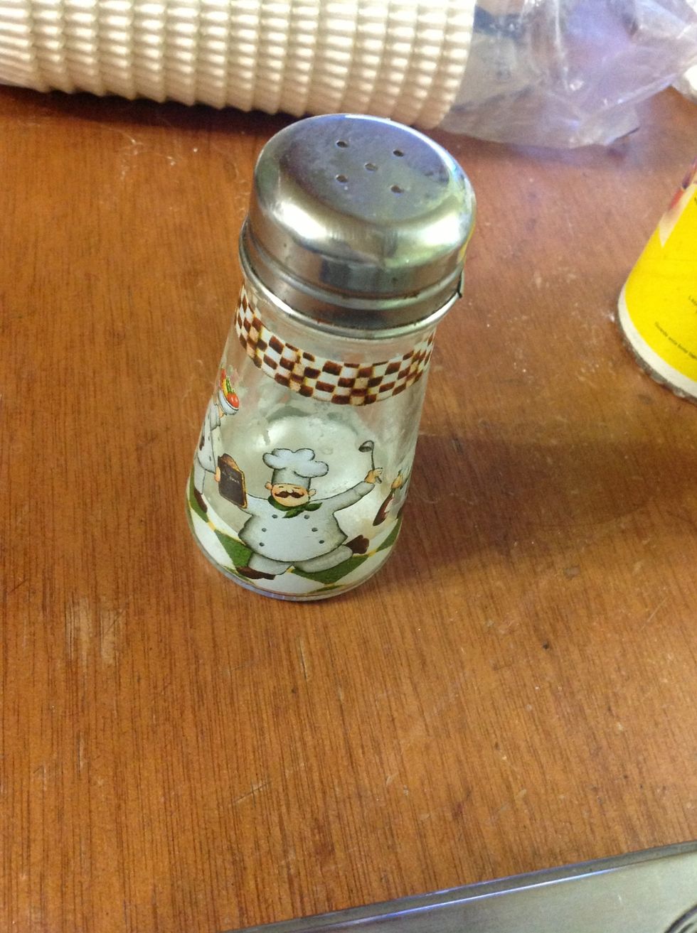 Do not forget the salt as it empowers all the flavors and taste as they should. (My mom got me that bottle, I love her!)