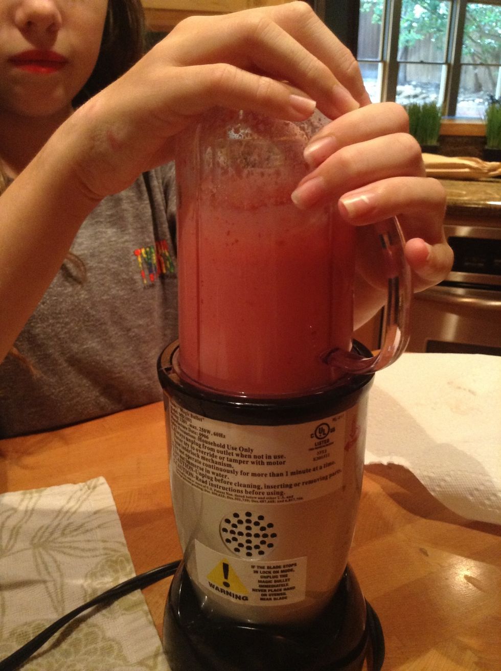 Do not make the milkshake to thick
