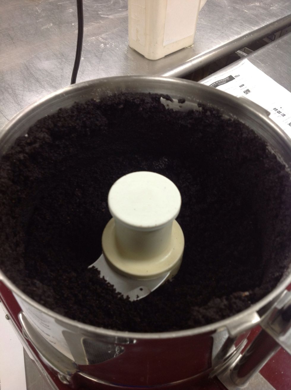 Do not over mix. Crumbs should resemble wet sand.