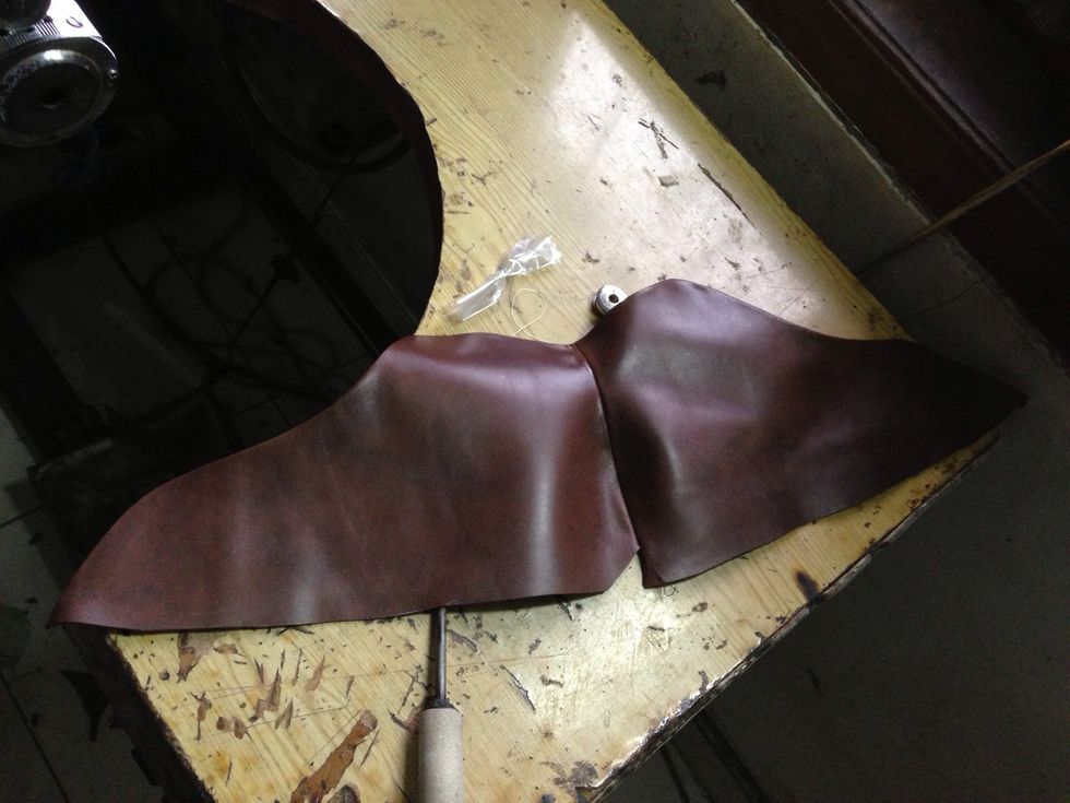 Do so on the lining..