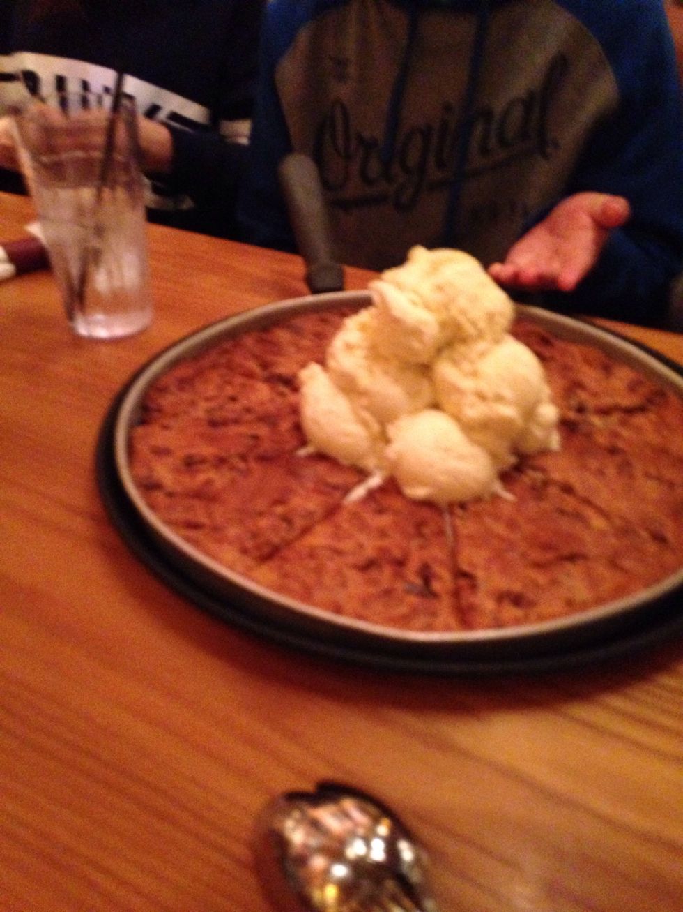 Do something you love. You won't achieve success if your negative and don't like what your doing. I know I loved eating this melted cookie cake with my cousins.\ud83d\ude0d