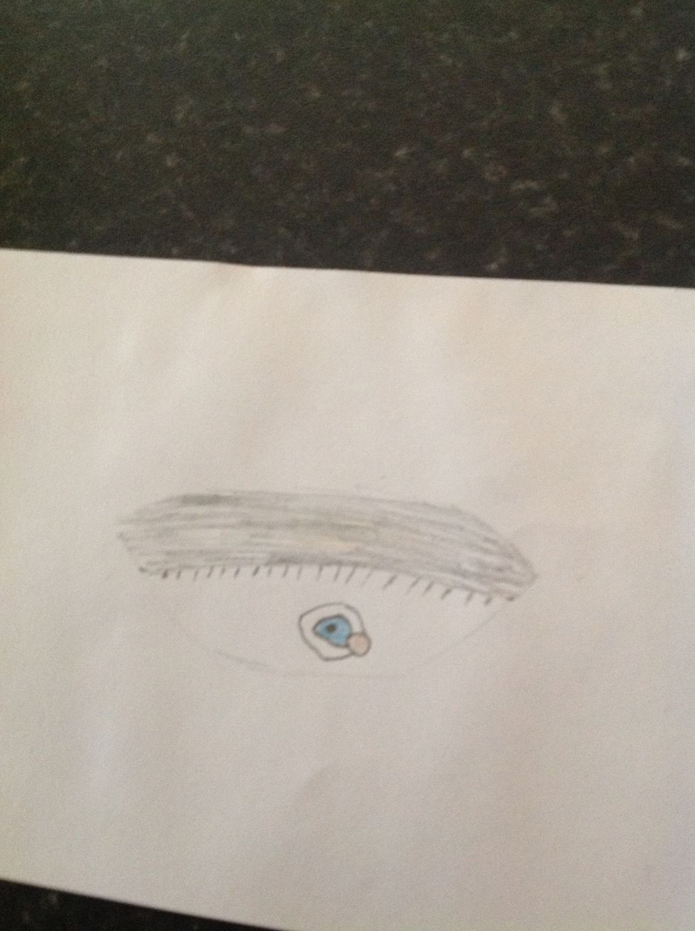Do the colouring I have done the. Step 7 will be the colour you have chosen for the eye
