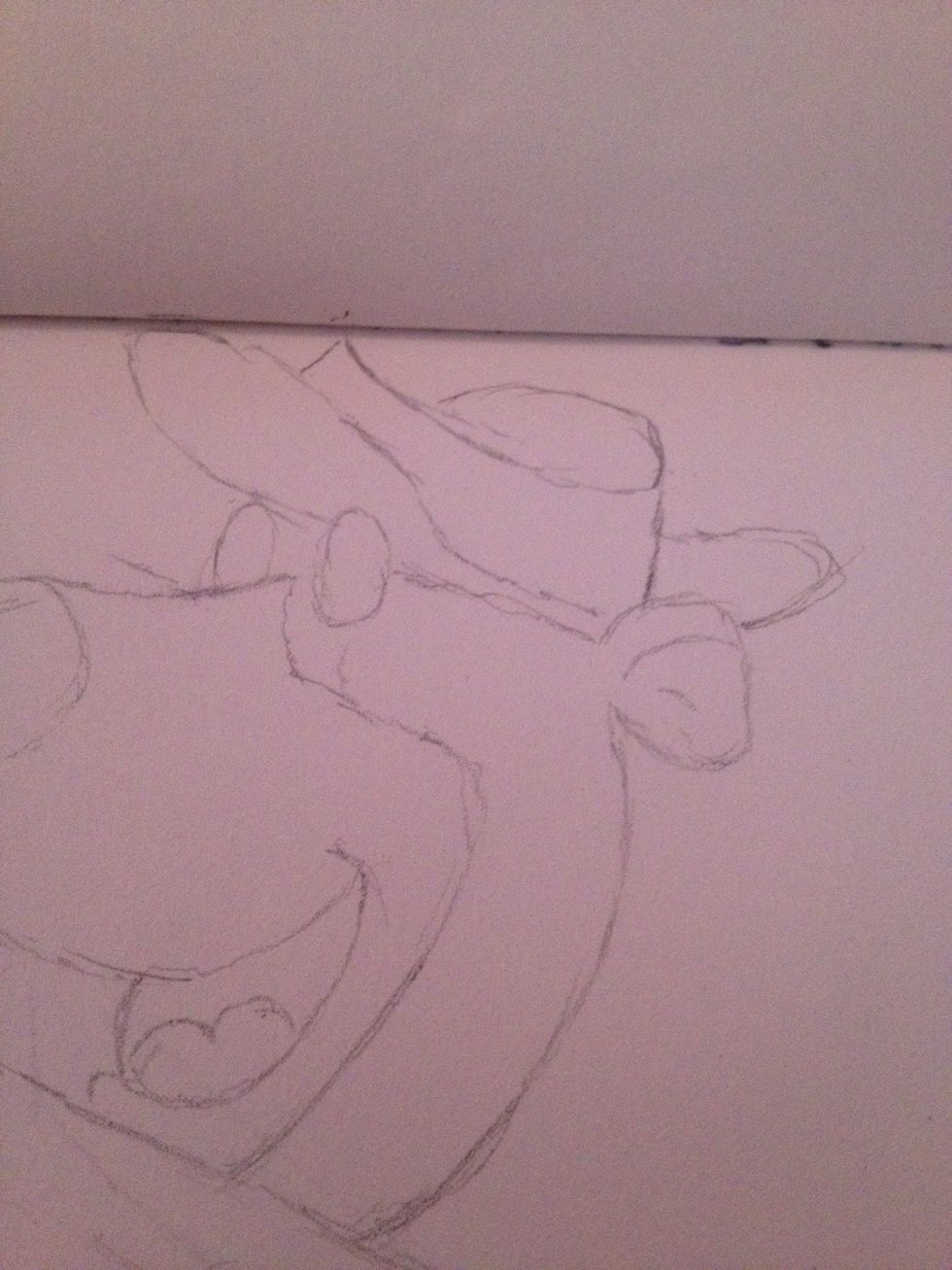 Do the eyes and the hat. The hat doesn't look correct to me, but I'm content with it.