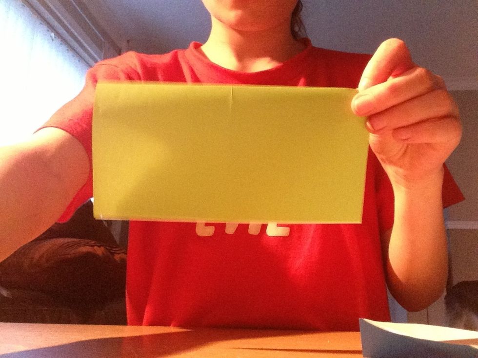 Do the other book fold and fold from top to bottom