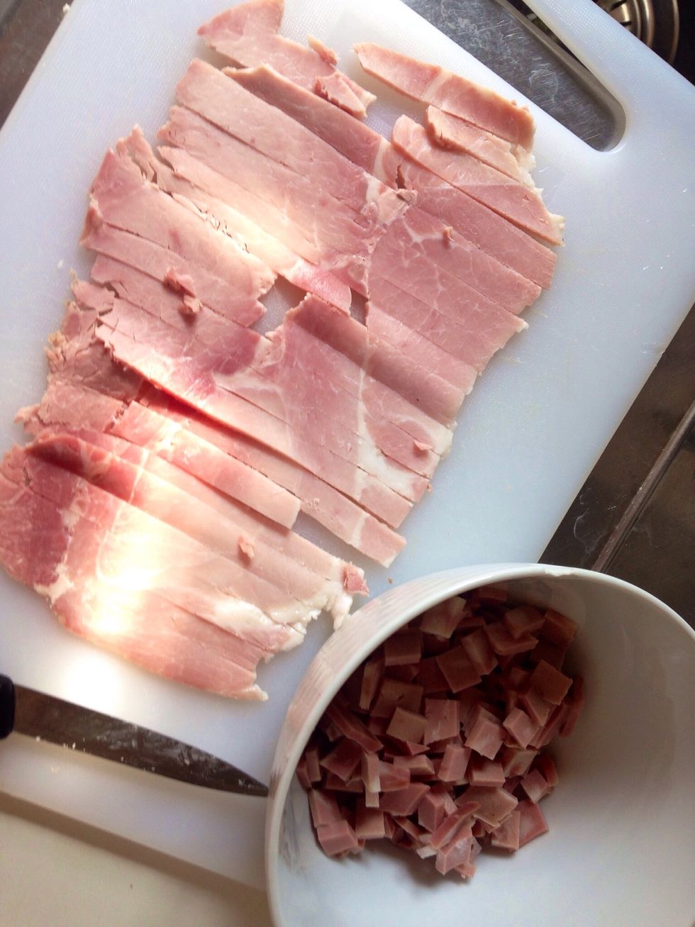 ...do the same for the ham...