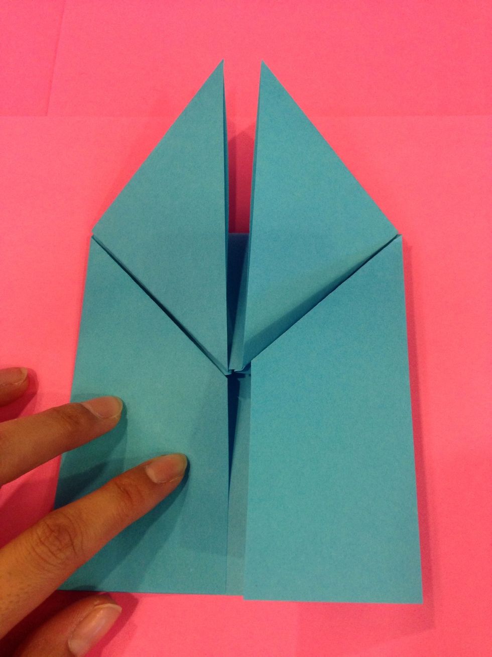 Do the same for the other side and it should look like this