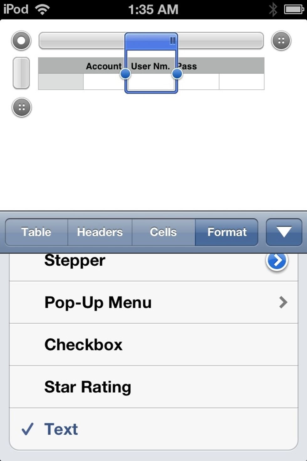Do the same for the USERNAME column.