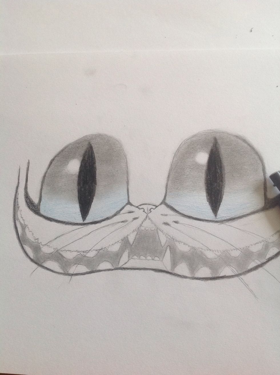 Do the same on the eyes.