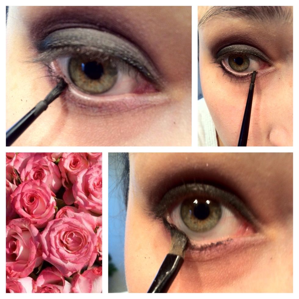 Do the same on the lower lashline.