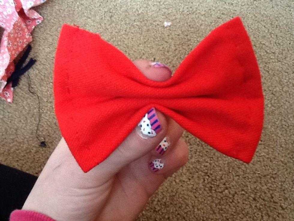 Do the same on the other side and it should look like this!