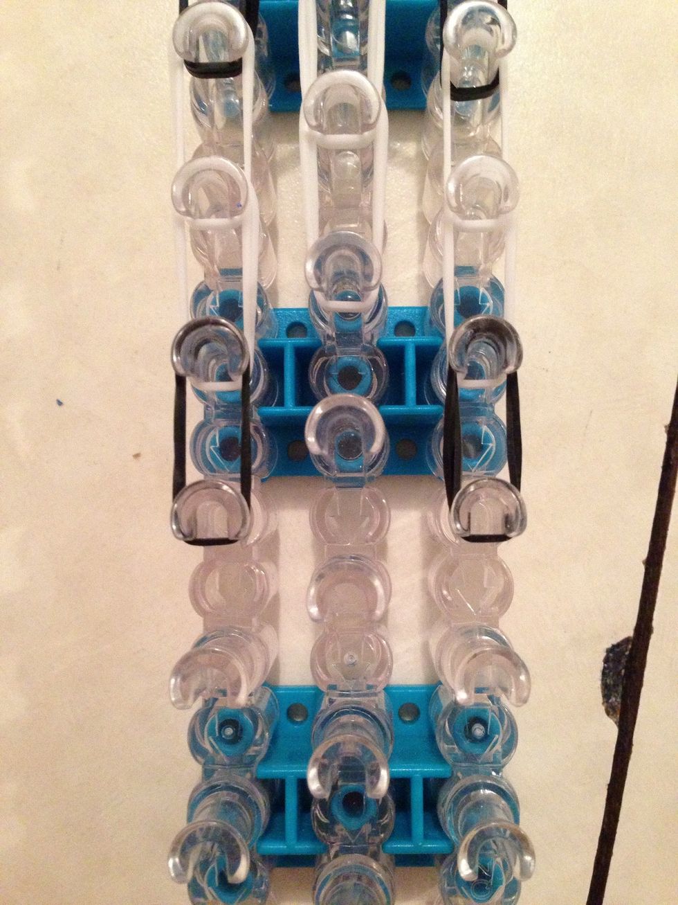 Do the same on the right peg