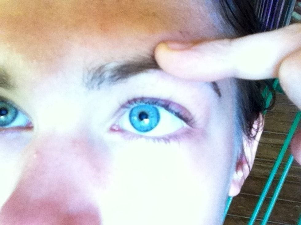 Do the same preassure to the acupuncture spot in the middle of your eyebrow, where it (for some people) creates an angle. You might need to look for it a bit, it's where it feels the most sensitive.