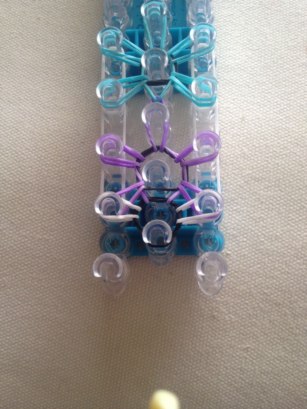 Do the same thing on the other side so it looks like this.