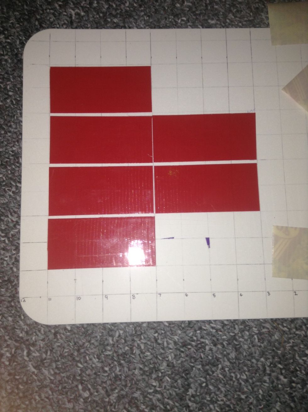 Do the same thing with red.