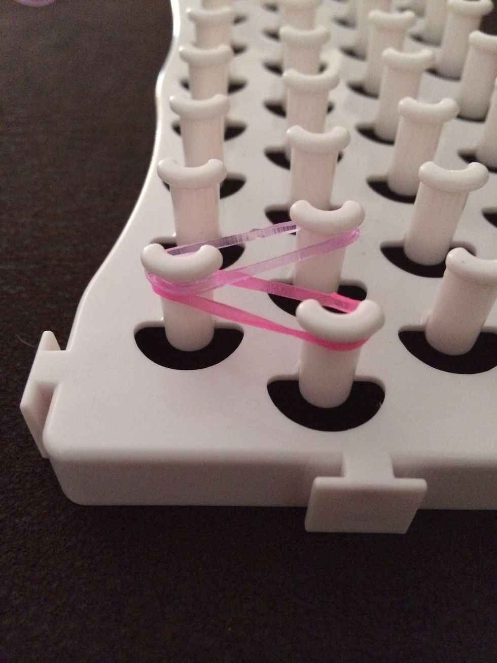 Do the same thing with the next one but going from your second peg