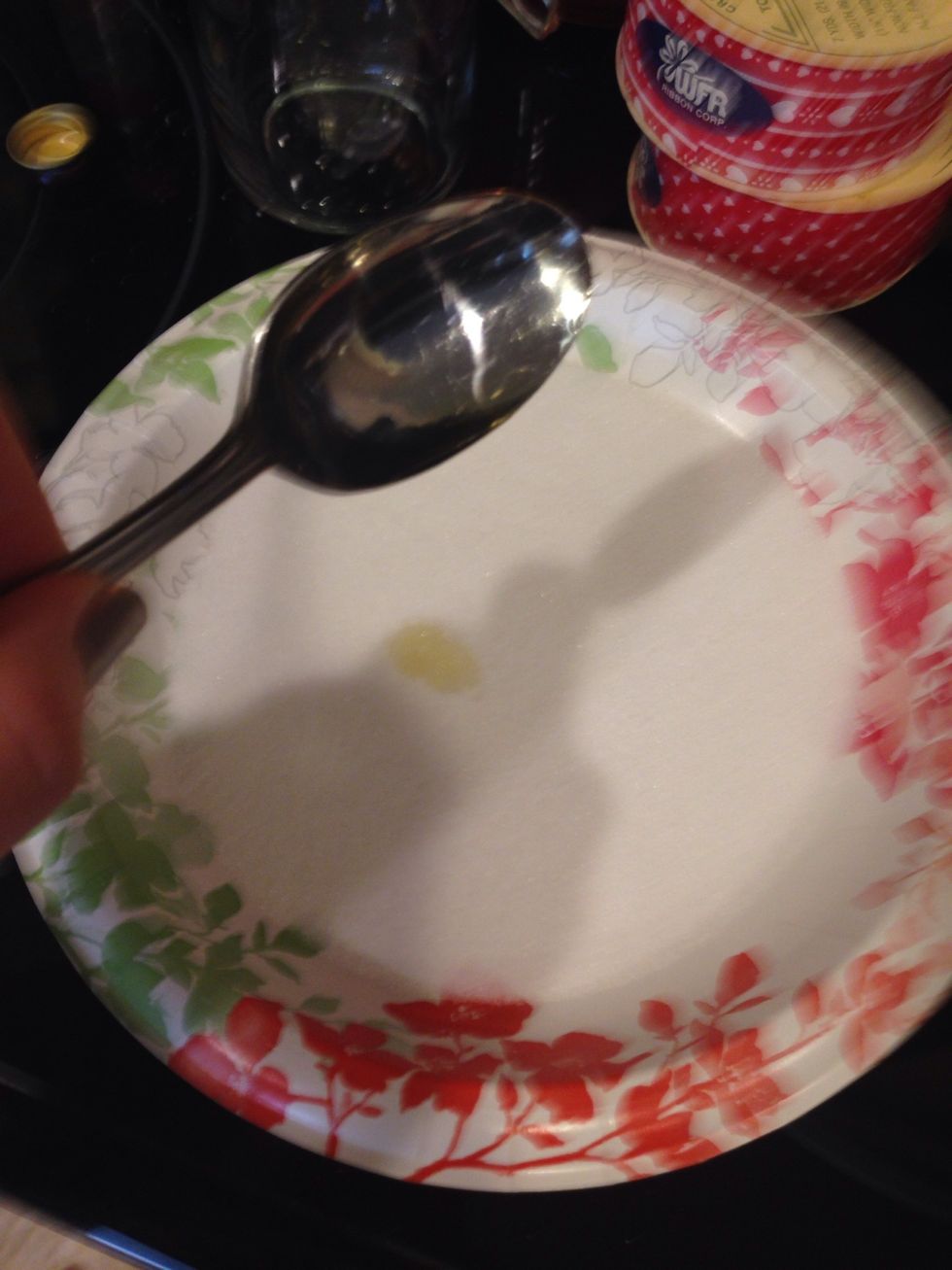 Do the same to the second plate.