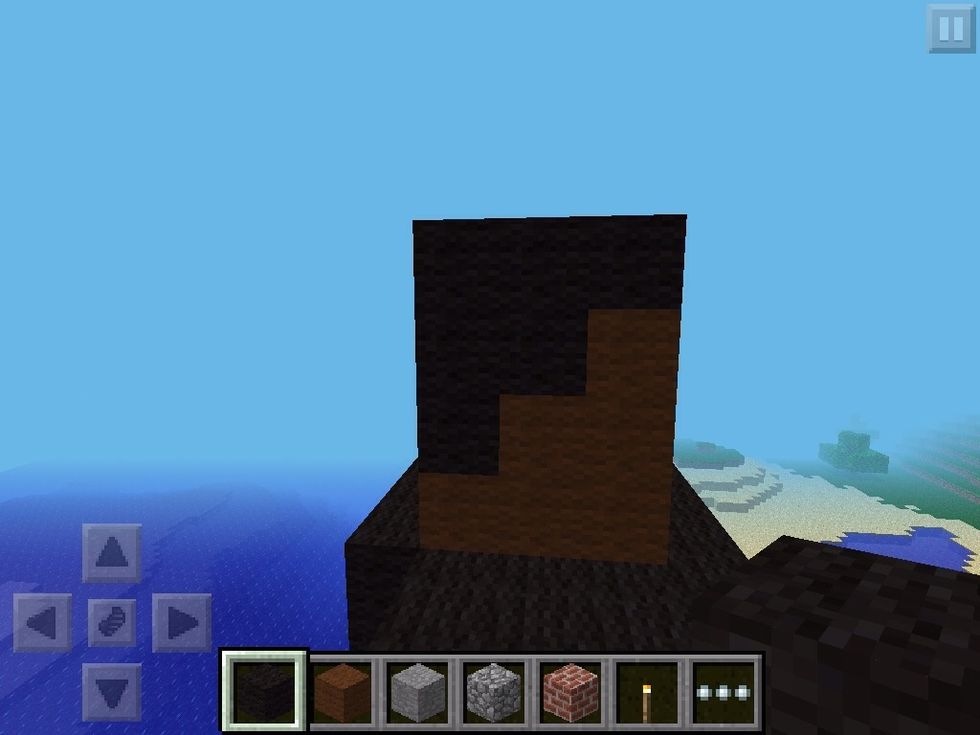 Do the same upside down stairs in the other side