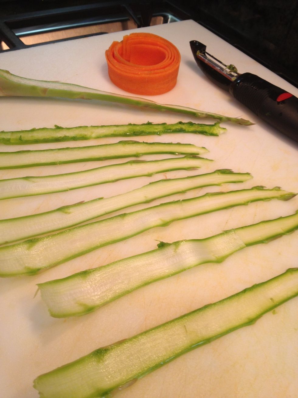 Do the same with the asparagus