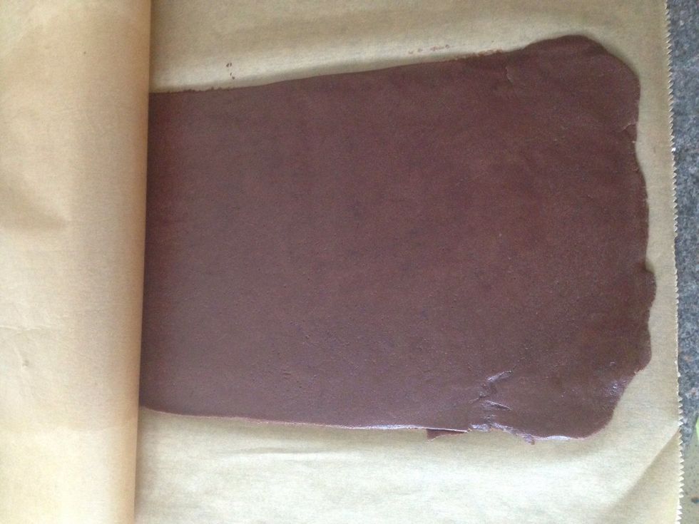 Do the same with the chocolate dough.