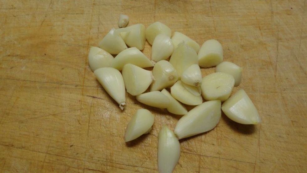 Do the same with the garlic