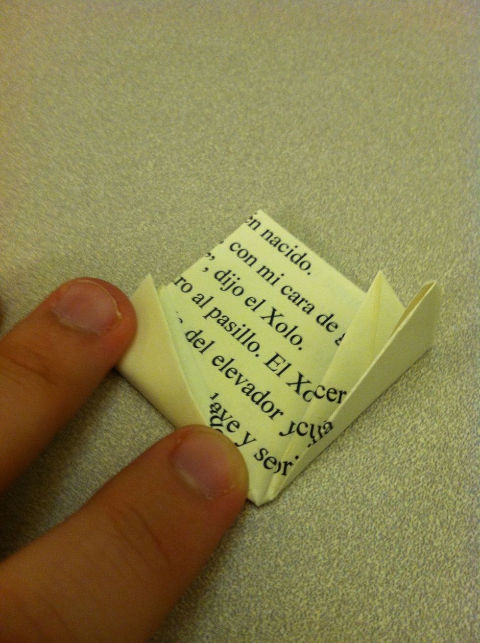 Do the same with the left flap