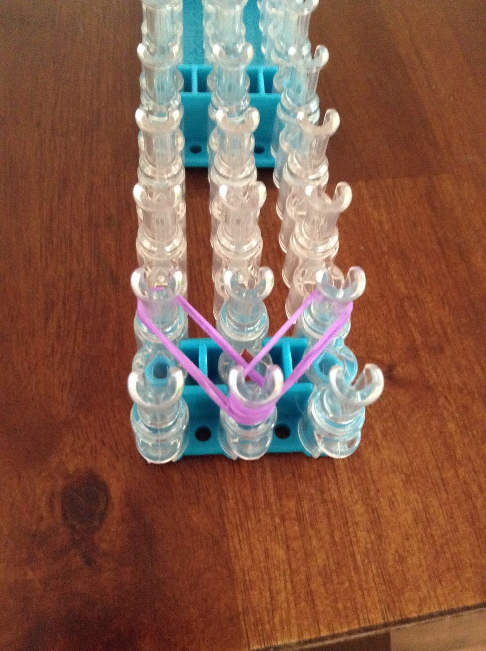 Do the same with the other side using 2 bands.