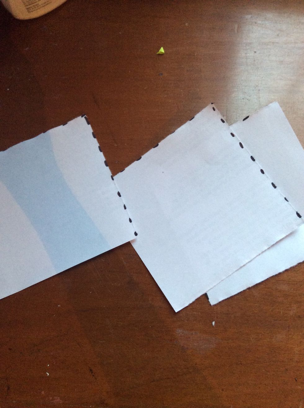 Do the same with the other squares.