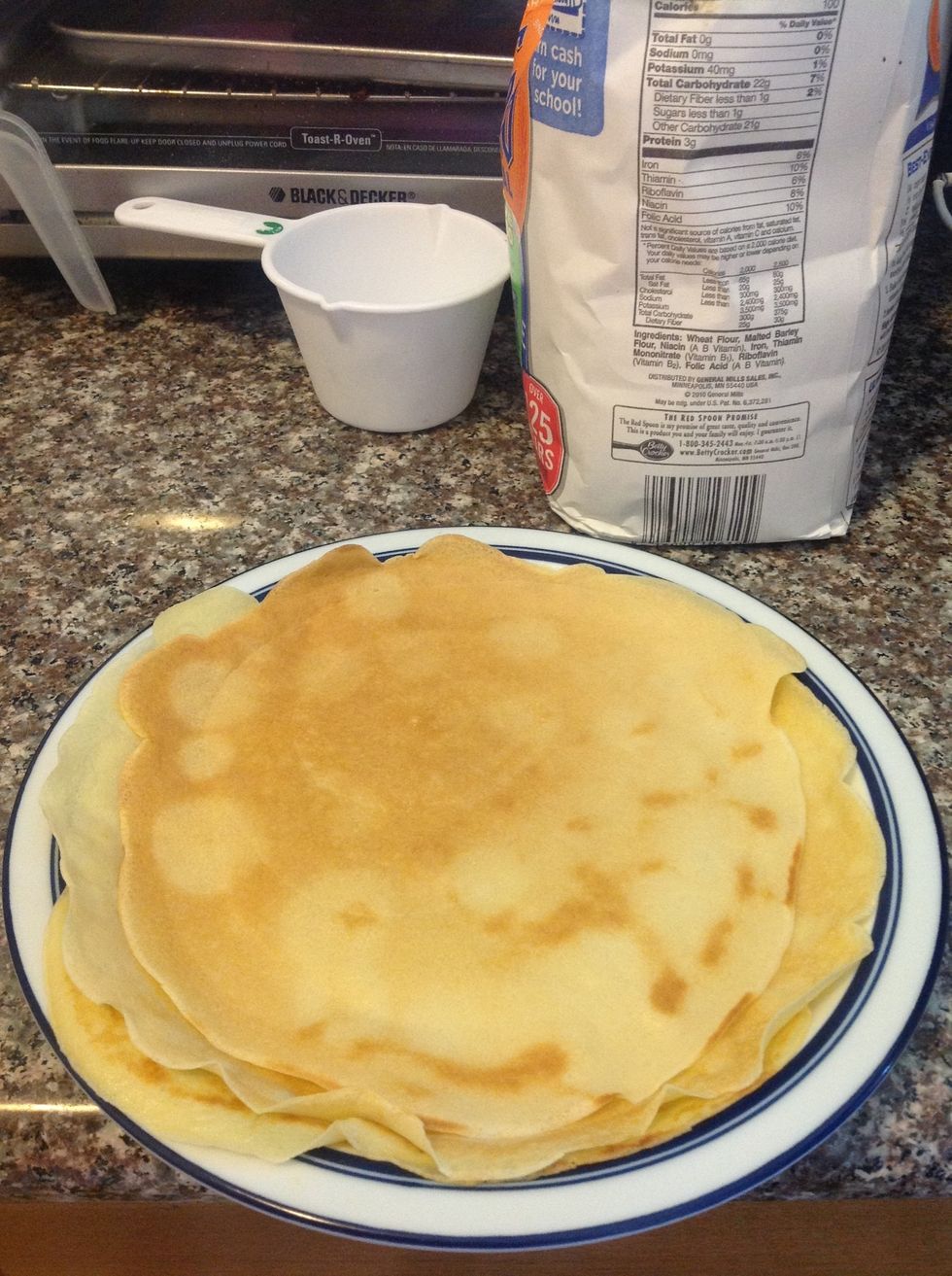 Do the same with the rest of the batter. Or you can store it in the refrigerator for up to 48 hours