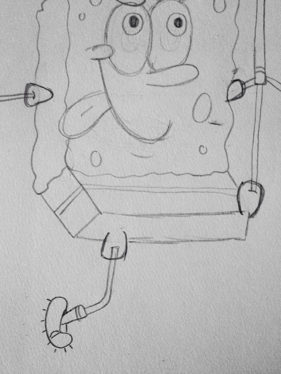 Do this for all unnecessary lines. (Including where the arm comes out of the sleeve, I forgot lol)