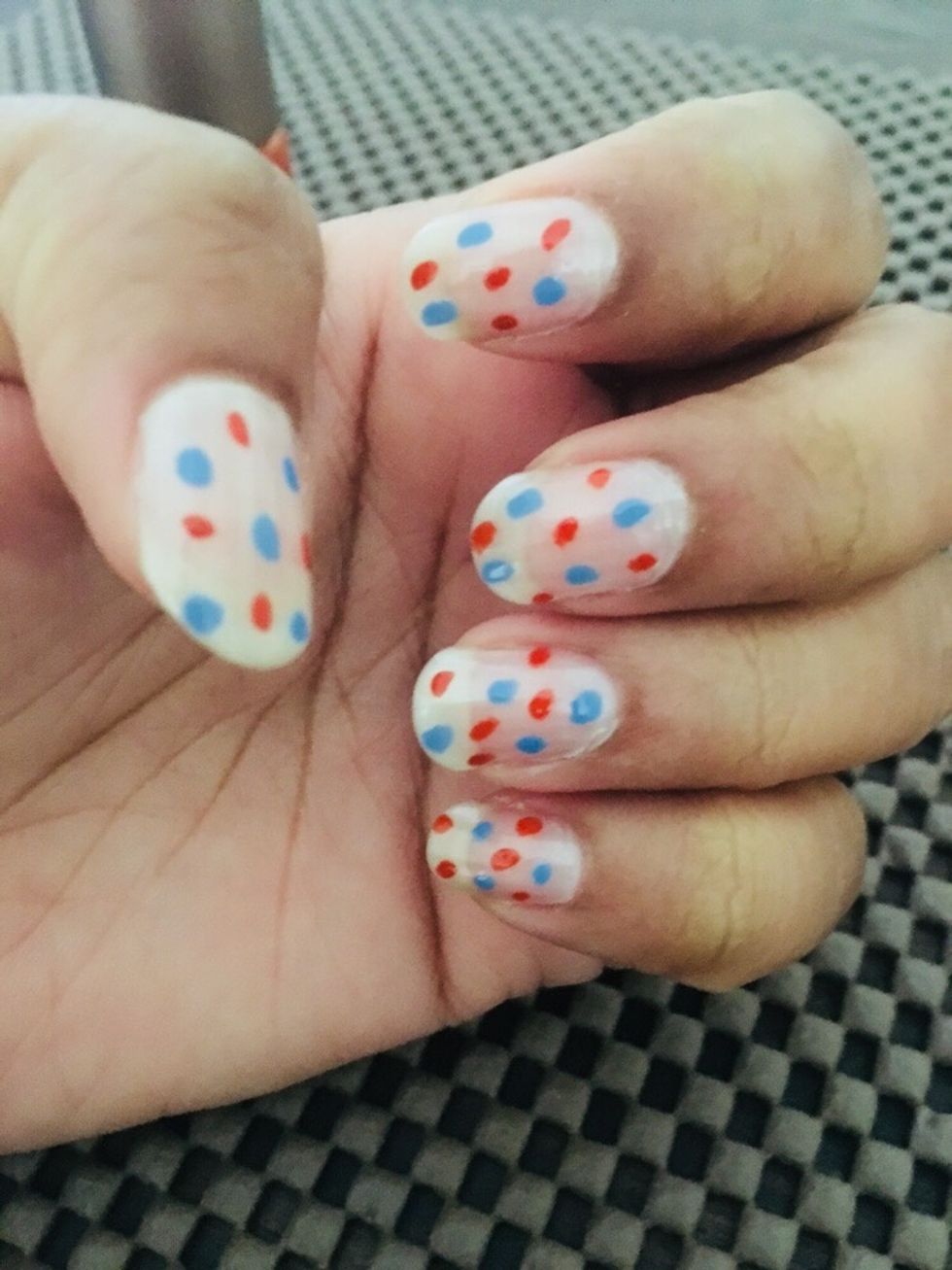 Do this on all nails