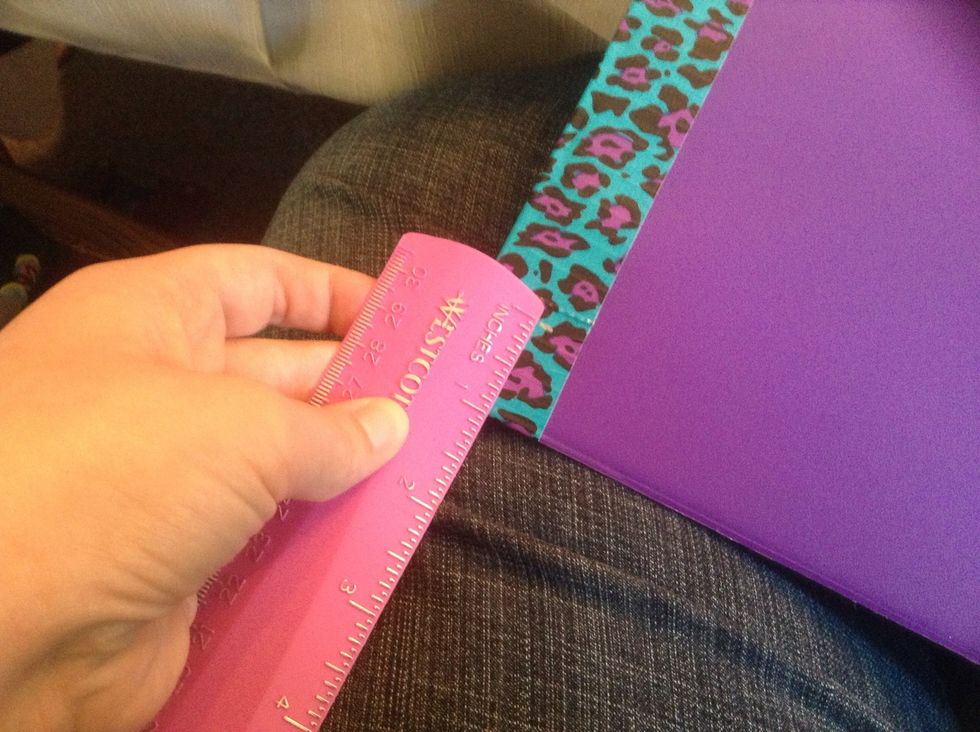 Do this on the inside too. (Once the sides are done)